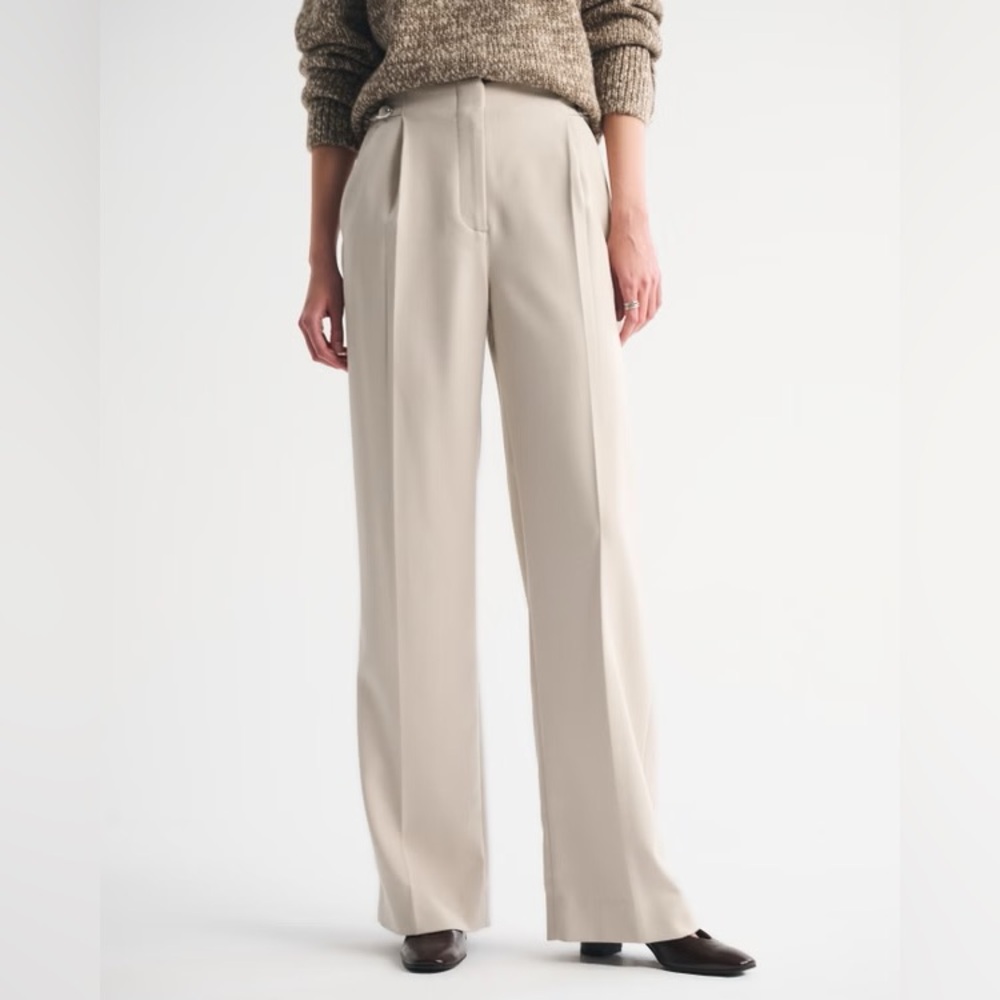 Abercrombie Sloan Tailored Wide Leg Pants